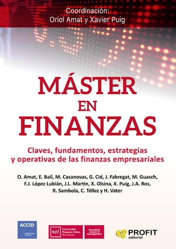 Master en Finanzas. Ebook. - Oriol Amat Salas