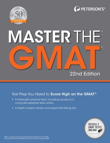 Master the GMAT, 22nd Edition - Peterson