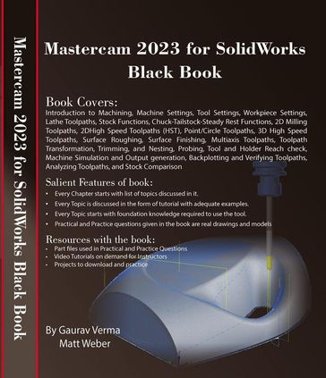 Mastercam 2023 for SolidWorks Black Book - Gaurav Verma
