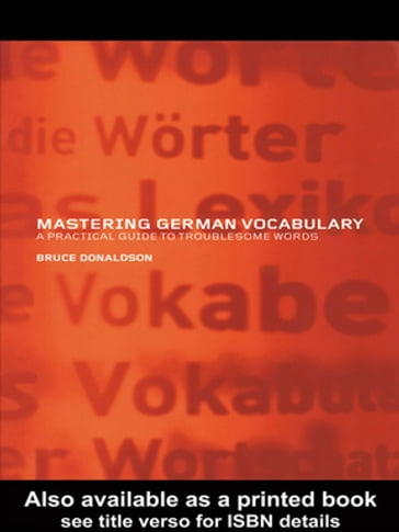 Mastering German Vocabulary - Bruce Donaldson