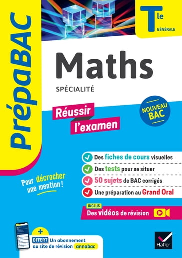 Maths Tle générale (spécialité) - Prépabac Réussir l'examen - Bac 2024 - Michel Abadie - Annick Meyer - Jean-Dominique Picchiottino - Jacques Delfaud - Martine Salmon - Sophie Touzet