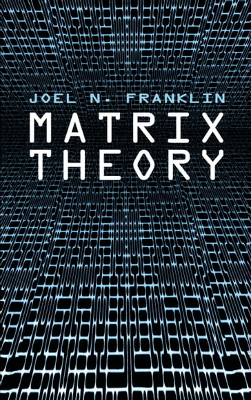 Matrix Theory - Joel N. Franklin