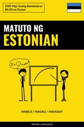 Matuto ng Estonian - Mabilis / Madali / Mahusay