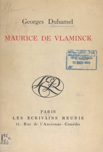 Maurice de Vlaminck - Georges Duhamel