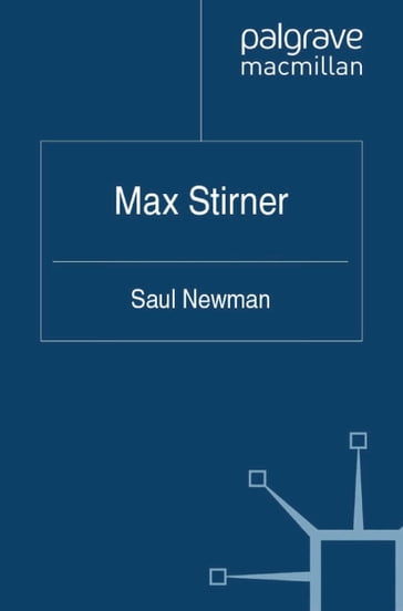 Max Stirner - Saul Newman
