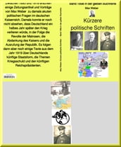 Max Weber: Kürzere politische Schriften Band 189e in der gelben Buchreihe bei Jürgen Ruszkowski