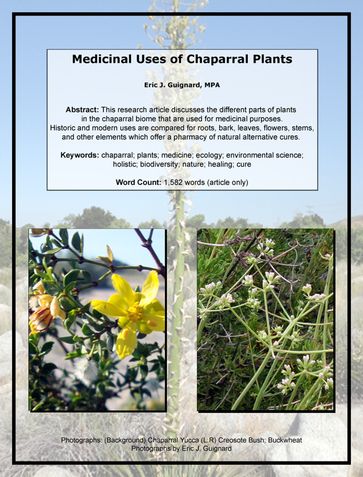 Medicinal Uses of Chaparral Plants - Eric J. Guignard