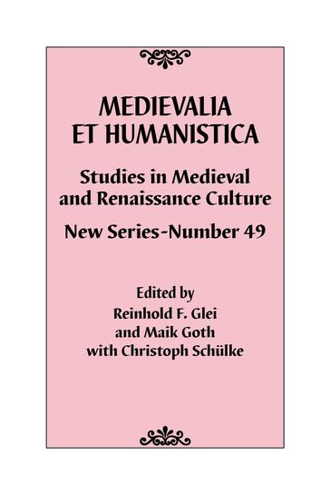 Medievalia et Humanistica, No. 49