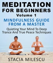 Meditation For Beginners Volume 1 Mindfulness Guide From A Master Quieting Your Mind To Deep Trance And True Peace Techniques