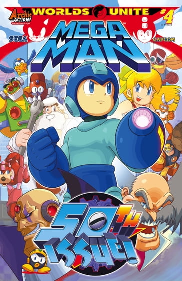 Mega Man #50 - Dan Schoening - Ian Flynn - Jack Morelli - LUIS DELGADO - Powree - Rick Bryant
