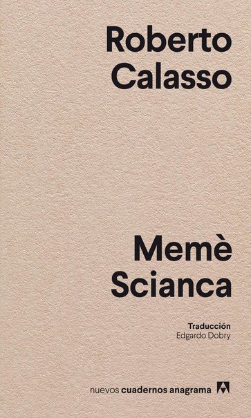 Memè Scianca - Roberto Calasso