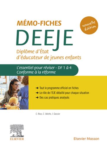 Mémo-Fiches DEEJE - Diplôme d'État d'éducateur de jeunes enfants - Christophe Valette - Céline Rose - Jacqueline Gassier