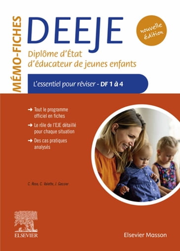 Mémo-Fiches DEEJE - Diplôme d'État d'éducateur de jeunes enfants - Céline Rose - Christophe Valette - Jacqueline Gassier
