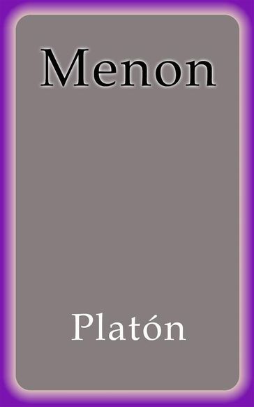 Menon - Platón