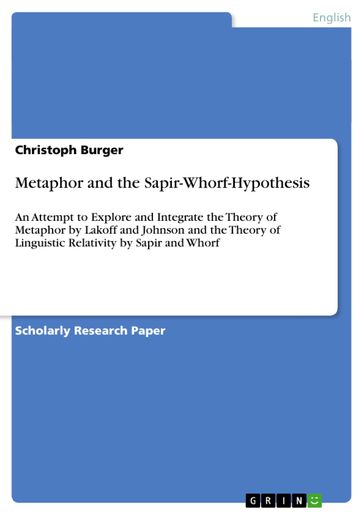 Metaphor and the Sapir-Whorf-Hypothesis - Christoph Burger