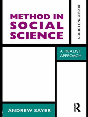 Method in Social Science - Andrew Sayer