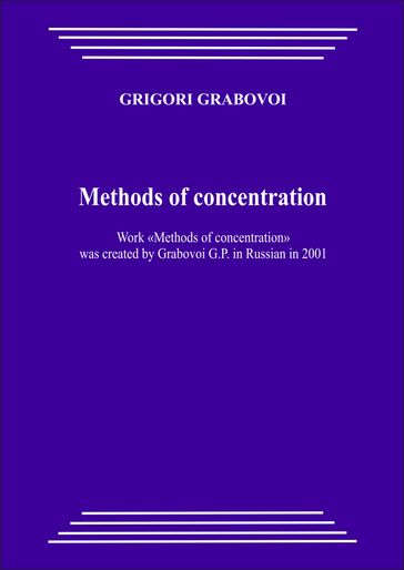 Methods of Concentration - Grigori Grabovoi
