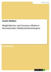 Möglichkeiten und Grenzen effektiver internationaler Markteintrittsstrategien