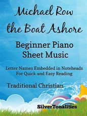 Michael Row the Boat Beginnern Piano Sheet Music