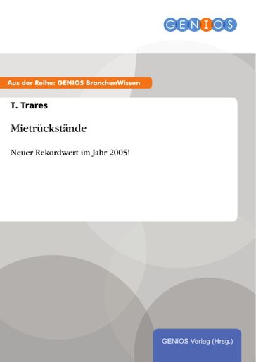 Mietrückstände - T. Trares