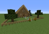 Minecraft Log Cabin