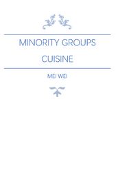 Minority Groups Cuisine