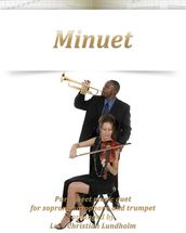 Minuet Pure sheet music duet for soprano saxophone and trumpet arranged by Lars Christian Lundholm