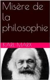 Misère de la philosophie