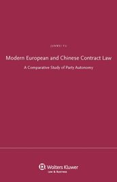 Modern European and Chinese Contract Law