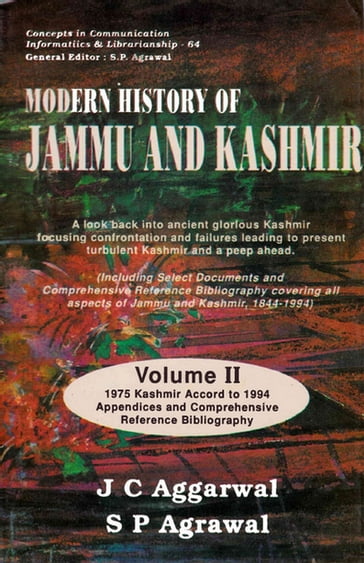 Modern History of Jammu and Kashmir - J. C. Aggarwal - S. P. Agrawal