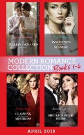 Modern Romance April 2019 Books 1-4: The Italian Demands His Heirs (Billionaires at the Altar) / Innocent