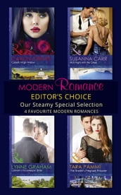 Modern Romance February 2016 Editor s Choice: Leonetti s Housekeeper Bride / The Sheikh s Pregnant Prisoner / Castelli s Virgin Widow / Illicit Night with the Greek