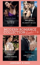 Modern Romance January 2021 A Books 1-4: The Cost of Claiming His Heir (The Delgado Inheritance) / Breaking the Playboy