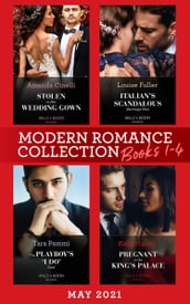 Modern Romance May 2021 Books 1-4: Stolen in Her Wedding Gown (The Greeks