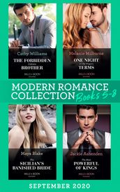 Modern Romance September 2020 Books 5-8: The Forbidden Cabrera Brother / One Night on the Virgin