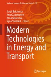 Modern Technologies in Energy and Transport
