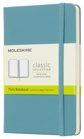 Moleskine Taccuino Classico a pagine bianche con Copertina rigida - Pocket - Blu Reef
