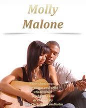 Molly Malone Pure sheet music for piano and cello traditional Irish folk tune arranged by Lars Christian Lundholm