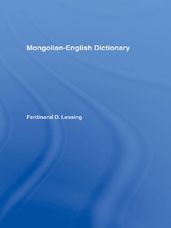 Mongolian-English Dictionary