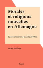 Morales et religions nouvelles en Allemagne