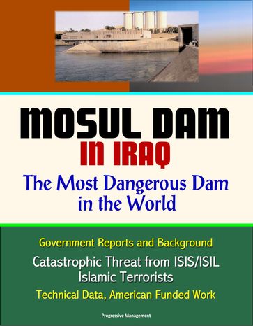 Mosul Dam in Iraq: The Most Dangerous Dam in the World - Government Reports and Background, Catastrophic Threat from ISIS/ISIL Islamic Terrorists, Technical Data, American Funded Work - Progressive Management