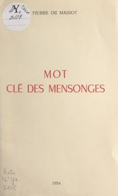 Mot clé des mensonges