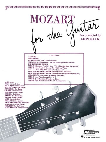 Mozart for Guitar (Songbook) - Wolfgang Amadeus Mozart