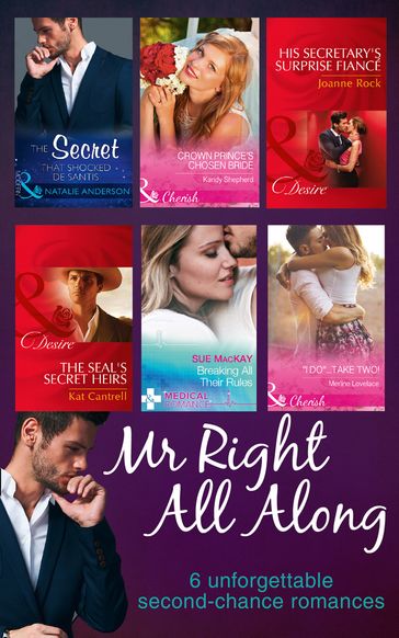 Mr Right All Along: The Secret That Shocked De Santis / Breaking All Their Rules / Crown Prince's Chosen Bride / 'I Do'...Take Two! / The SEAL's Secret Heirs / His Secretary's Surprise Fiancé - Natalie Anderson - Sue MacKay - Kandy Shepherd - Merline Lovelace - Kat Cantrell - Joanne Rock