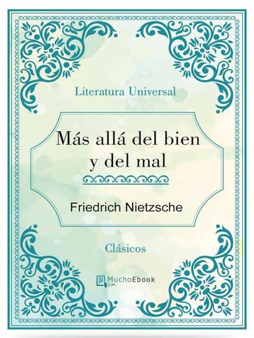 Más allá del bien y del mal - Friedrich Nietzsche