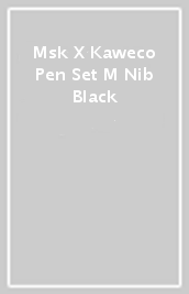 Msk X Kaweco Pen Set M Nib Black