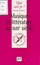 Musique et littérature au XVIIIe siècle