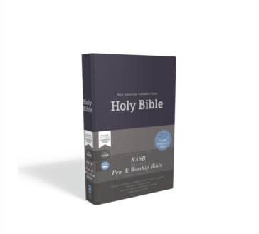 NASB, Pew and Worship Bible, Hardcover, Blue, 1995 Text, Comfort Print - Zondervan