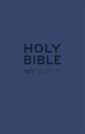 NIV Tiny Navy Soft-tone Bible with Zip