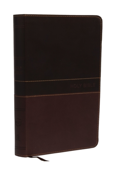 NKJV, Deluxe Gift Bible, Leathersoft, Tan, Red Letter, Comfort Print - Thomas Nelson